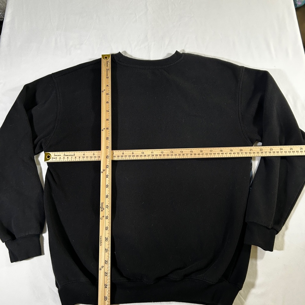 AC/DC Cannon Crewneck Black Sweatshirt Embroidery size M - Picture 3 of 3